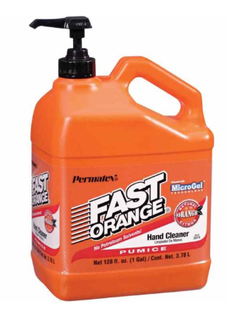 Fast Orange Pumice Hand Cleaner with pump 3.78 L
