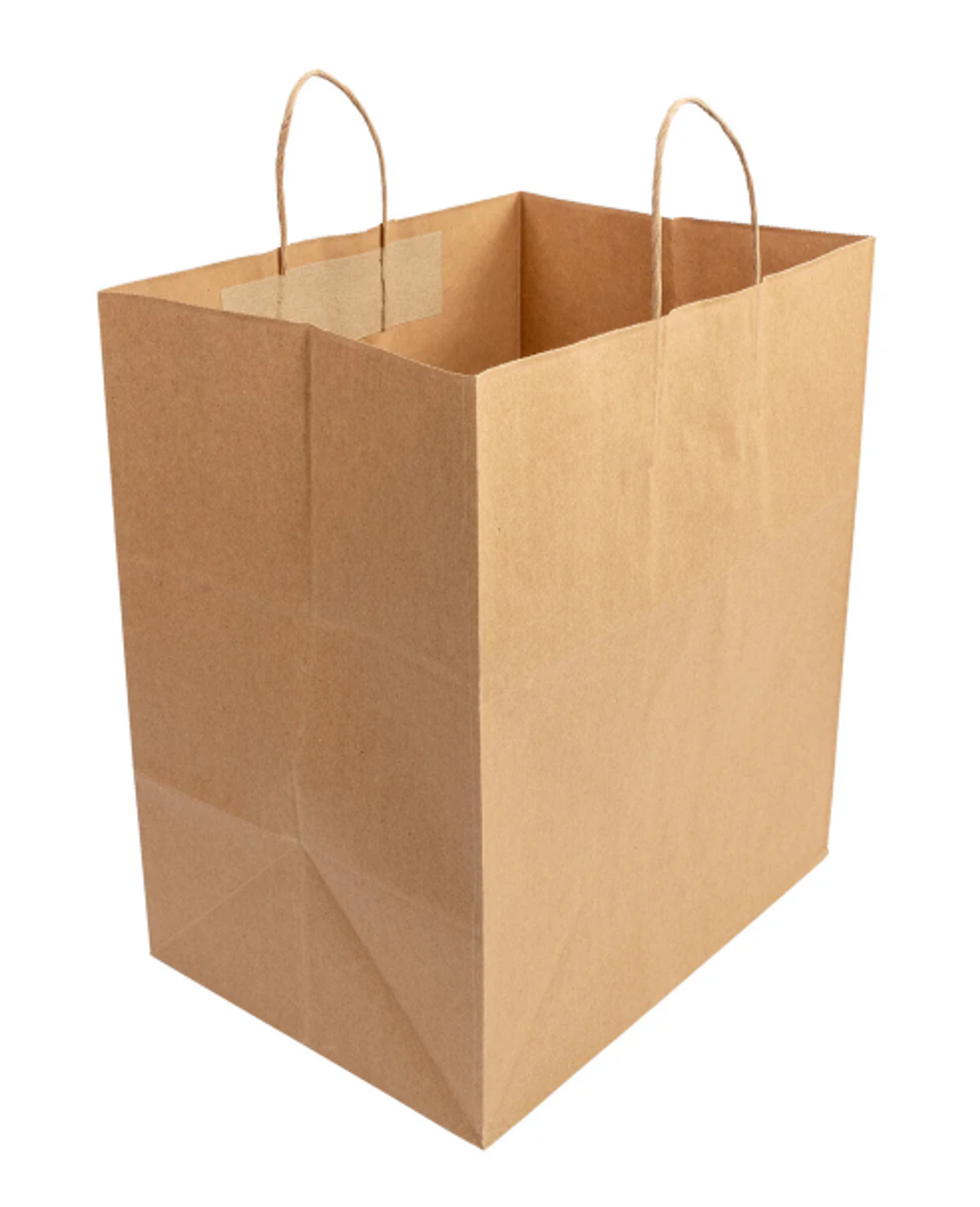 KRAFT BAG w/handle - 14 x 10 x 15.75 - 200/CS     SUPER ROYAL   87145