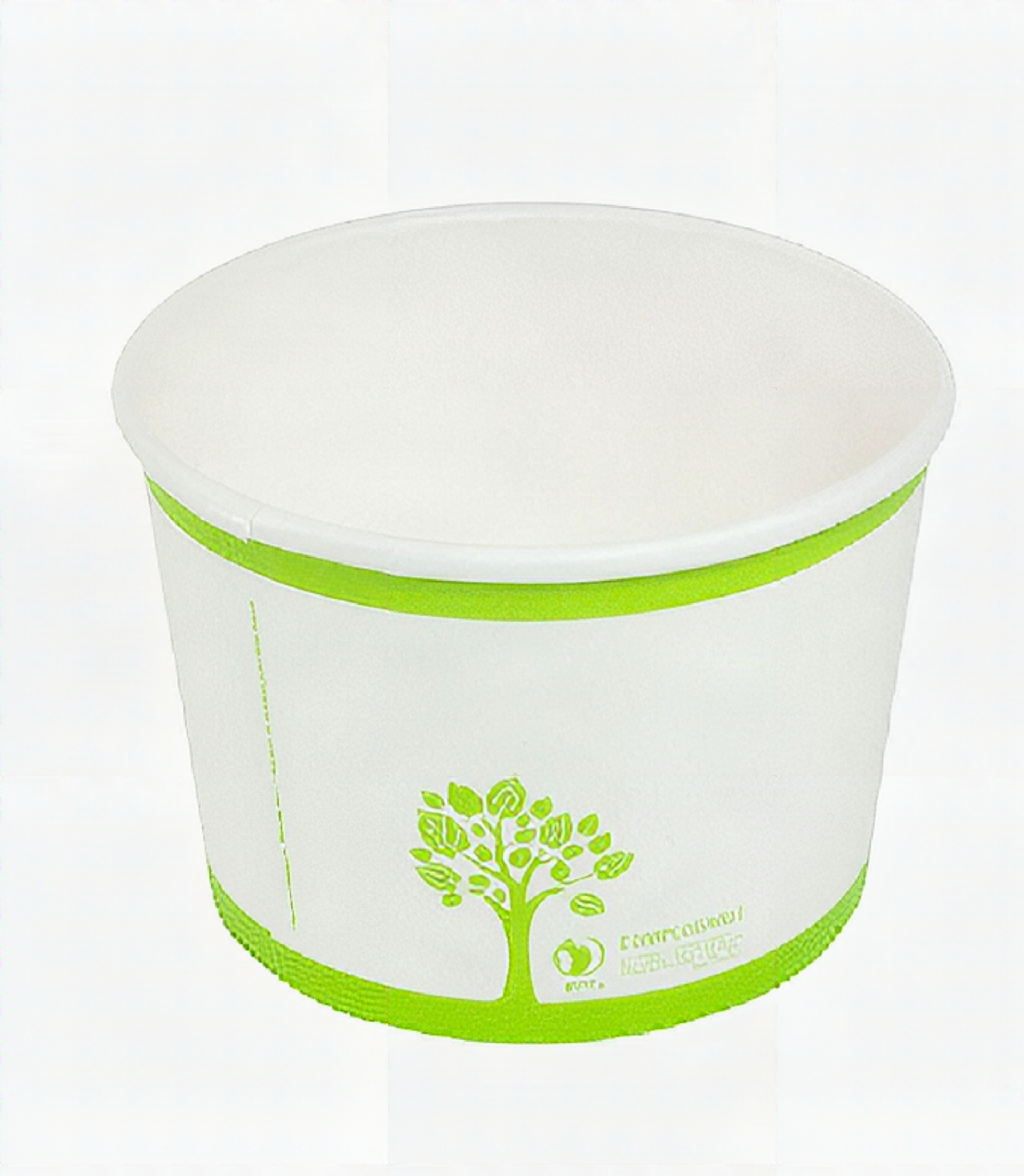 12oz Soup Bowl COMPOSTABLE Paper - 500/cs  GALLI    G76512  (LID 76134)