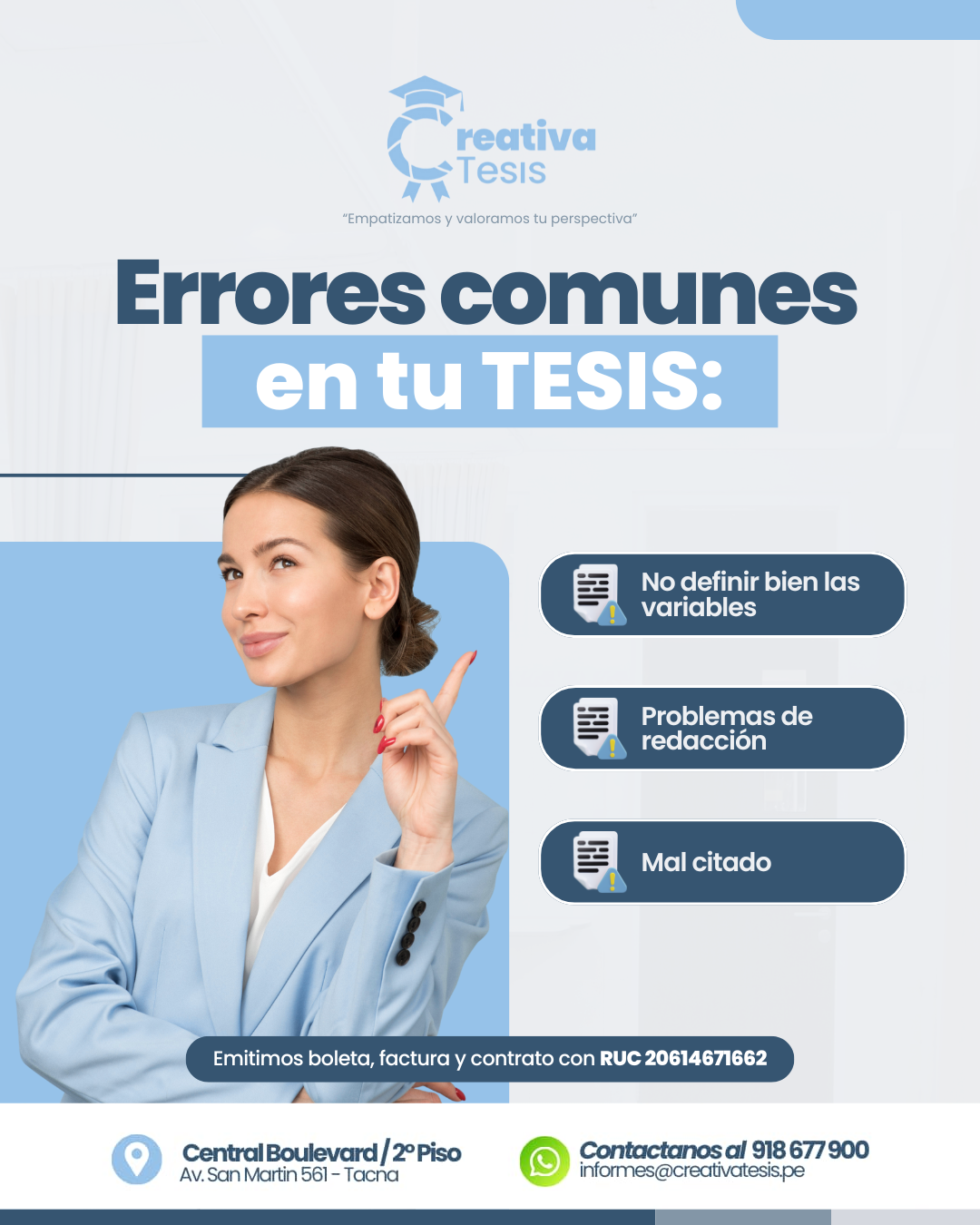 Errores comunes en tu tesis