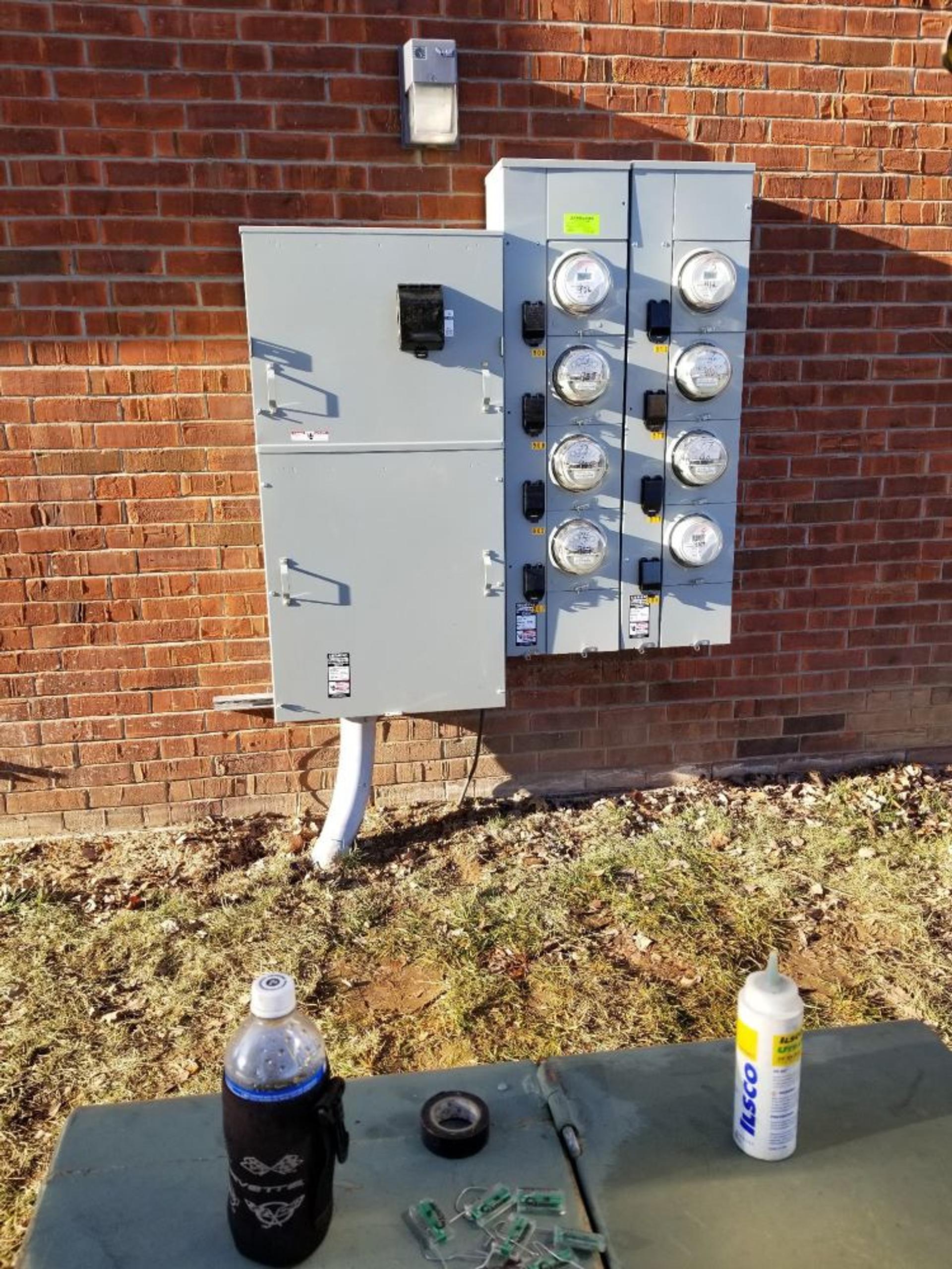 A closer look at Affordable Luxury Apartment Electrical Work