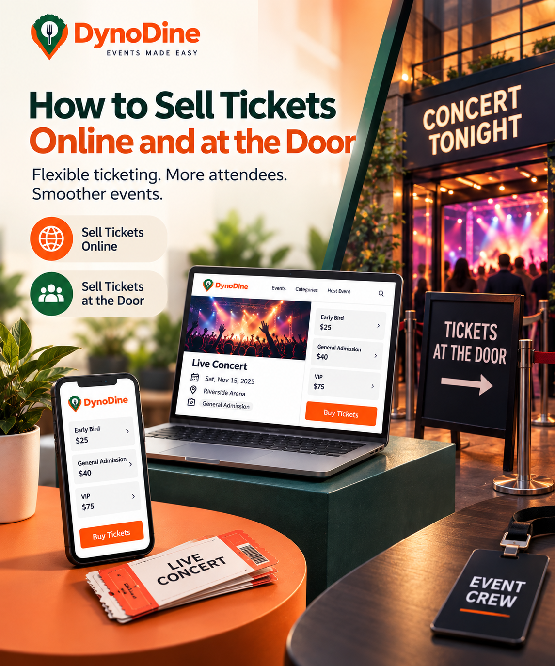 How to Sell Tickets Online and at the Door