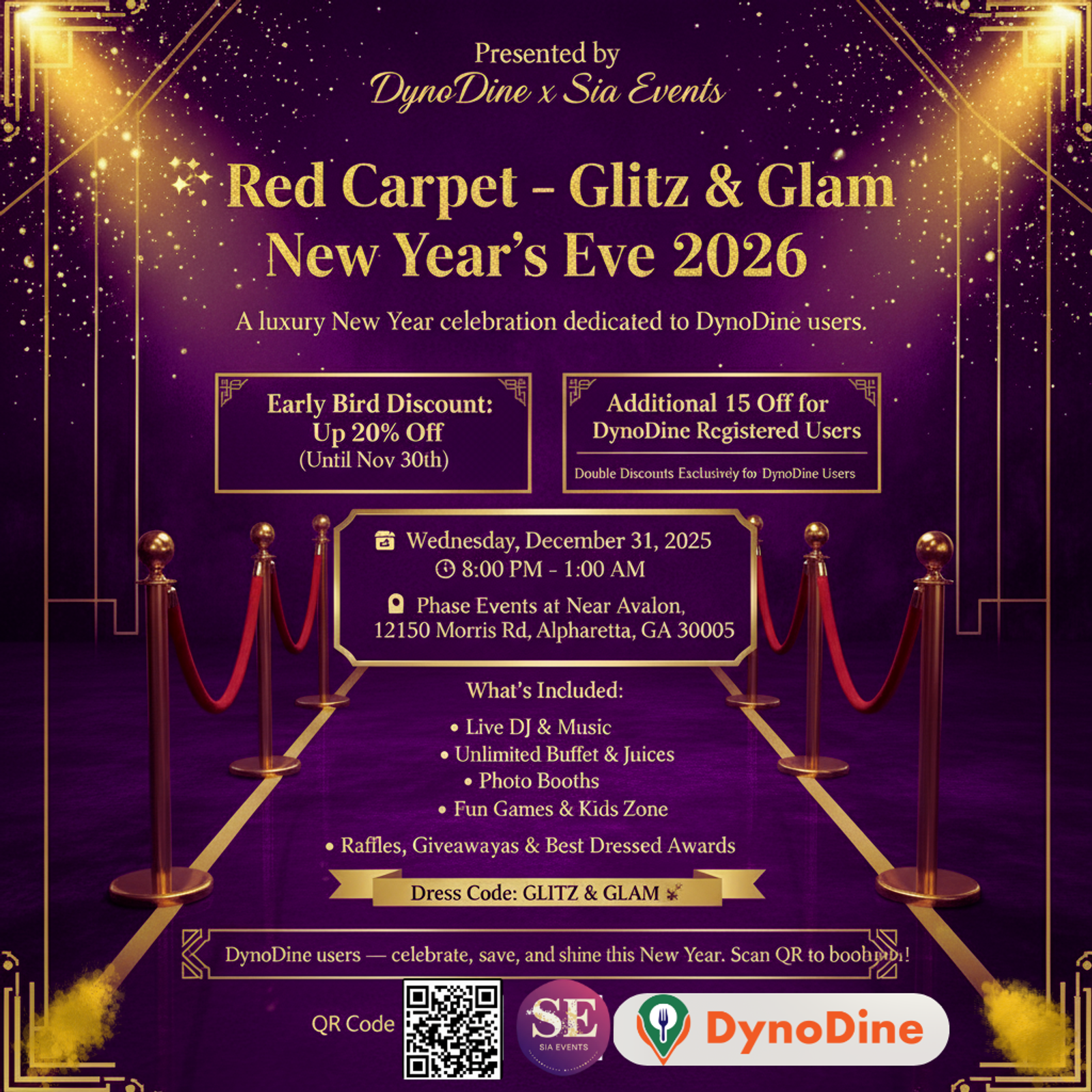 New year event in Atlanta