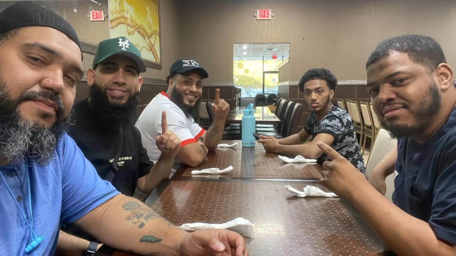 Friendship over a meal