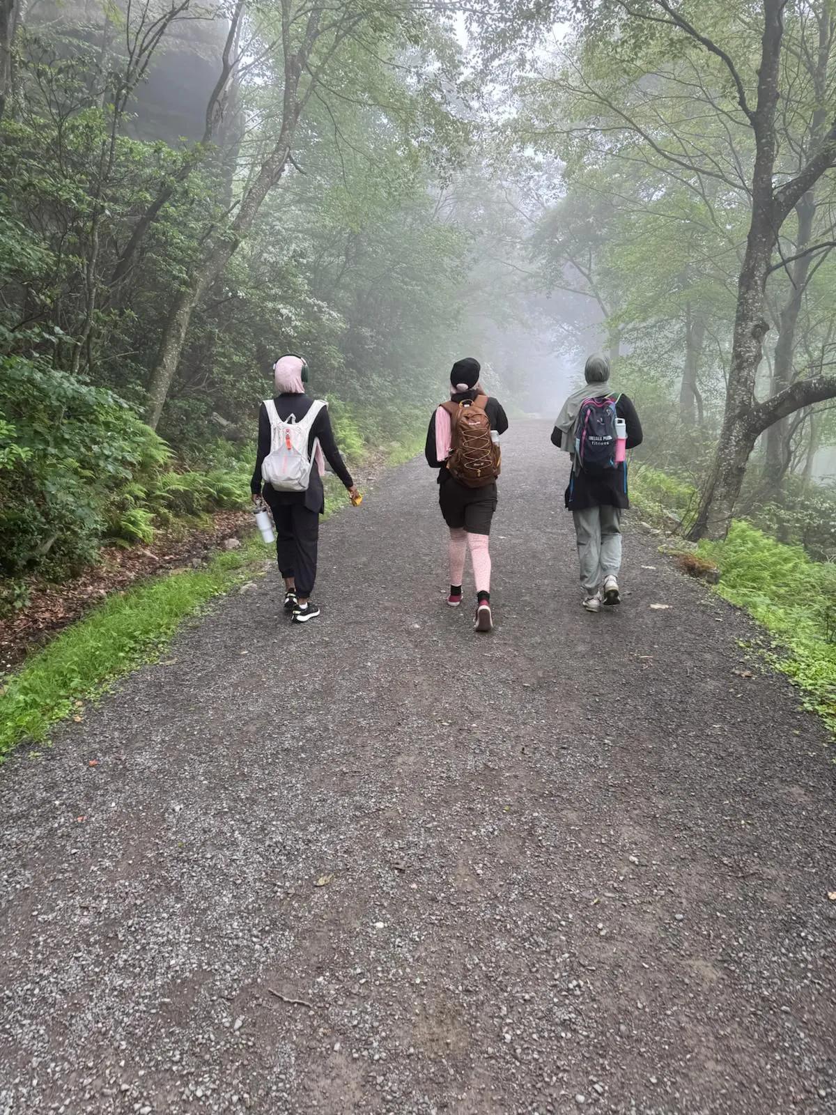 A weekend hike in the mountains