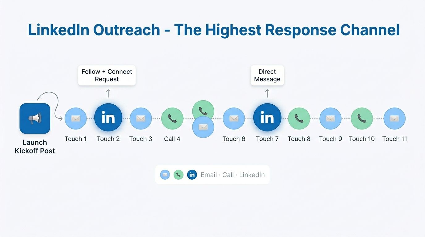 Feature Brief: LinkedIn Outreach - The Safe Way to Add the Highest-Response B2B Channel