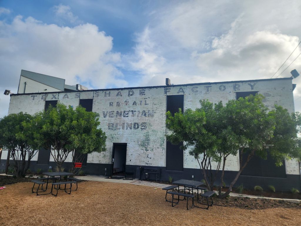 Image of the original Texas Shade Factory building