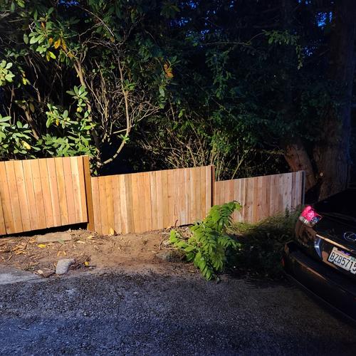 fences rough built