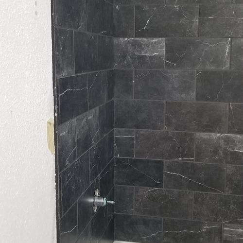 Tile Shower Surround Installation