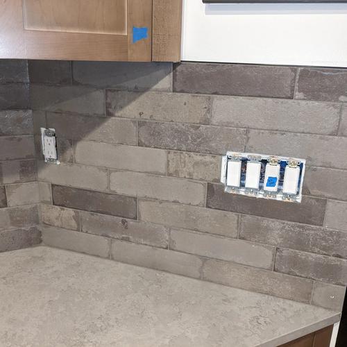 Kitchen Tile Install