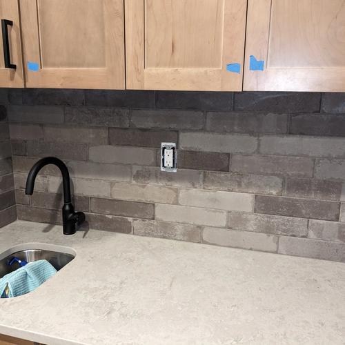 Kitchen Tile Install