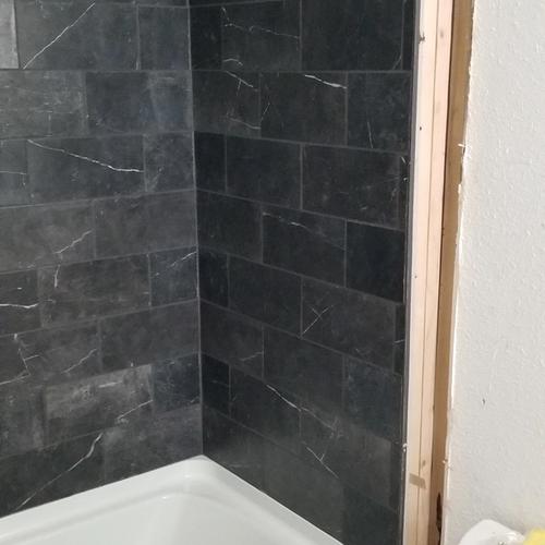 Tile Shower Surround Installation