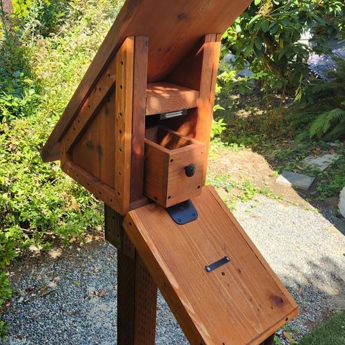 Dog box with matching removable box