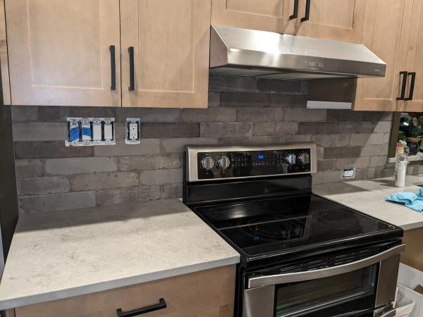 Kitchen Tile Install