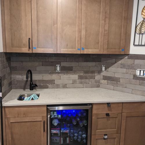 Kitchen Tile Install
