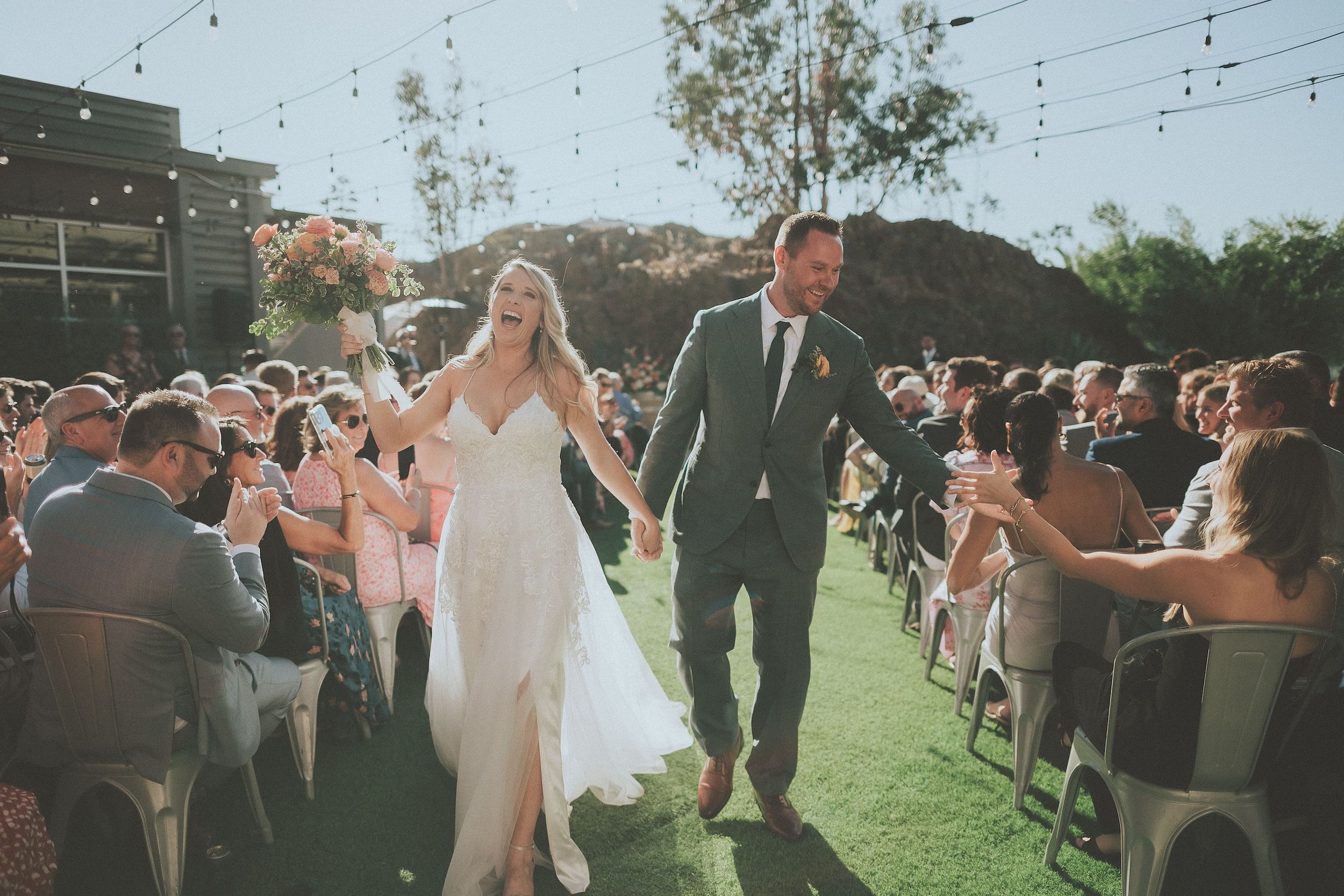 Photo from SLO Brew Rock Wedding. Wedding Ceremony at SLO Brew Rock