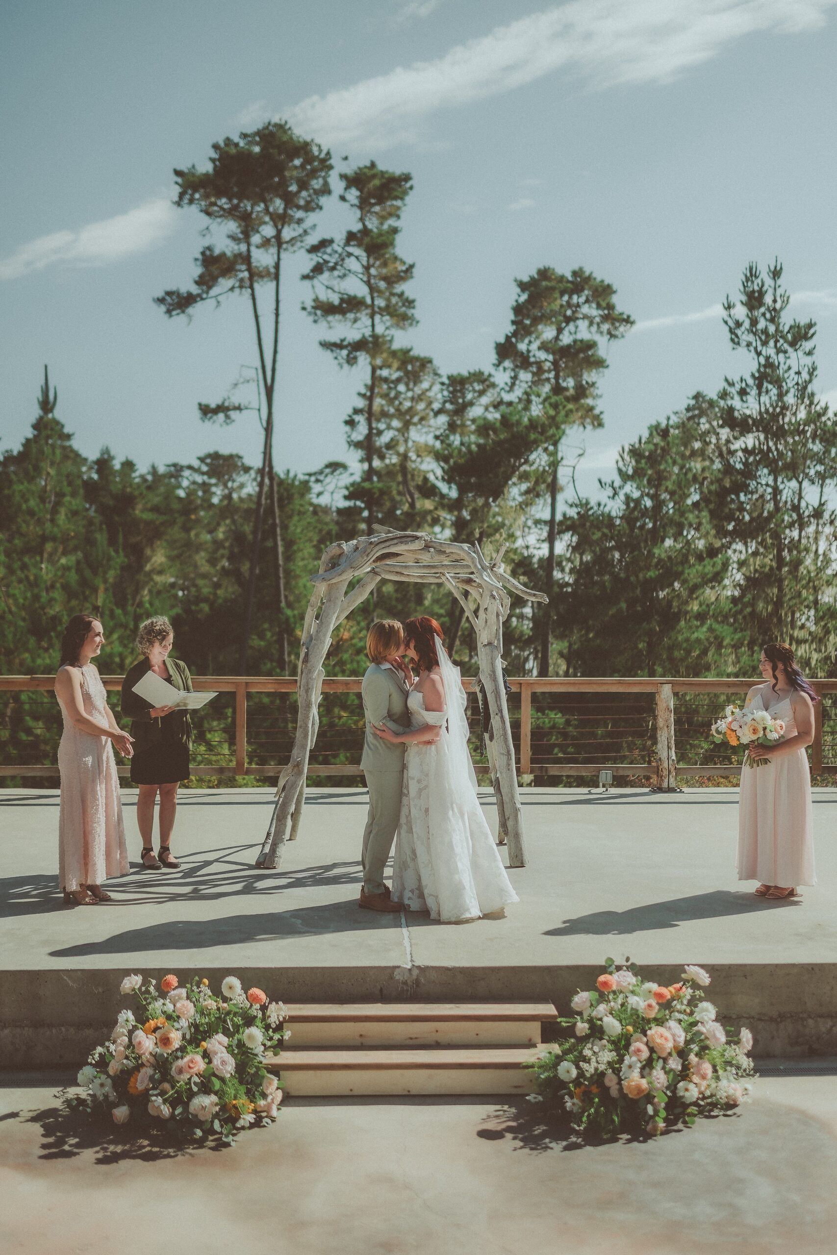 Wedding Ceremony at Camp Ocean Pines