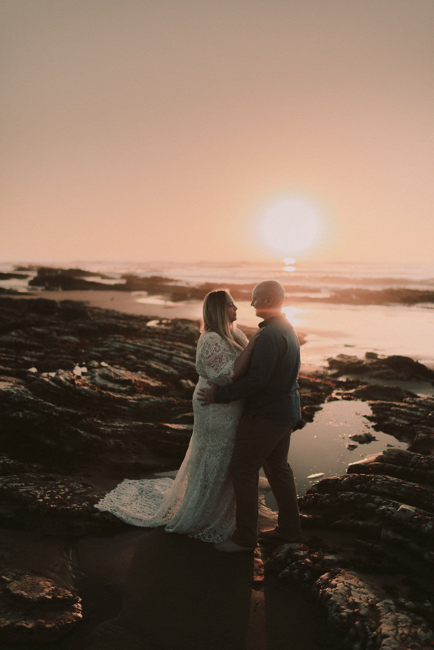 Wedding Photographer San Luis Obispo, Montaña de Oro State Park Wedding Photos, Trash the Dress Session