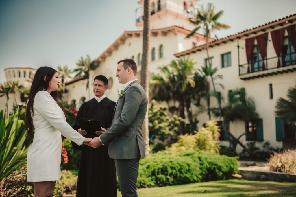 Wedding at Santa Barbara Courthouse, Santa Barbara Courthouse Wedding, James Lester Photography