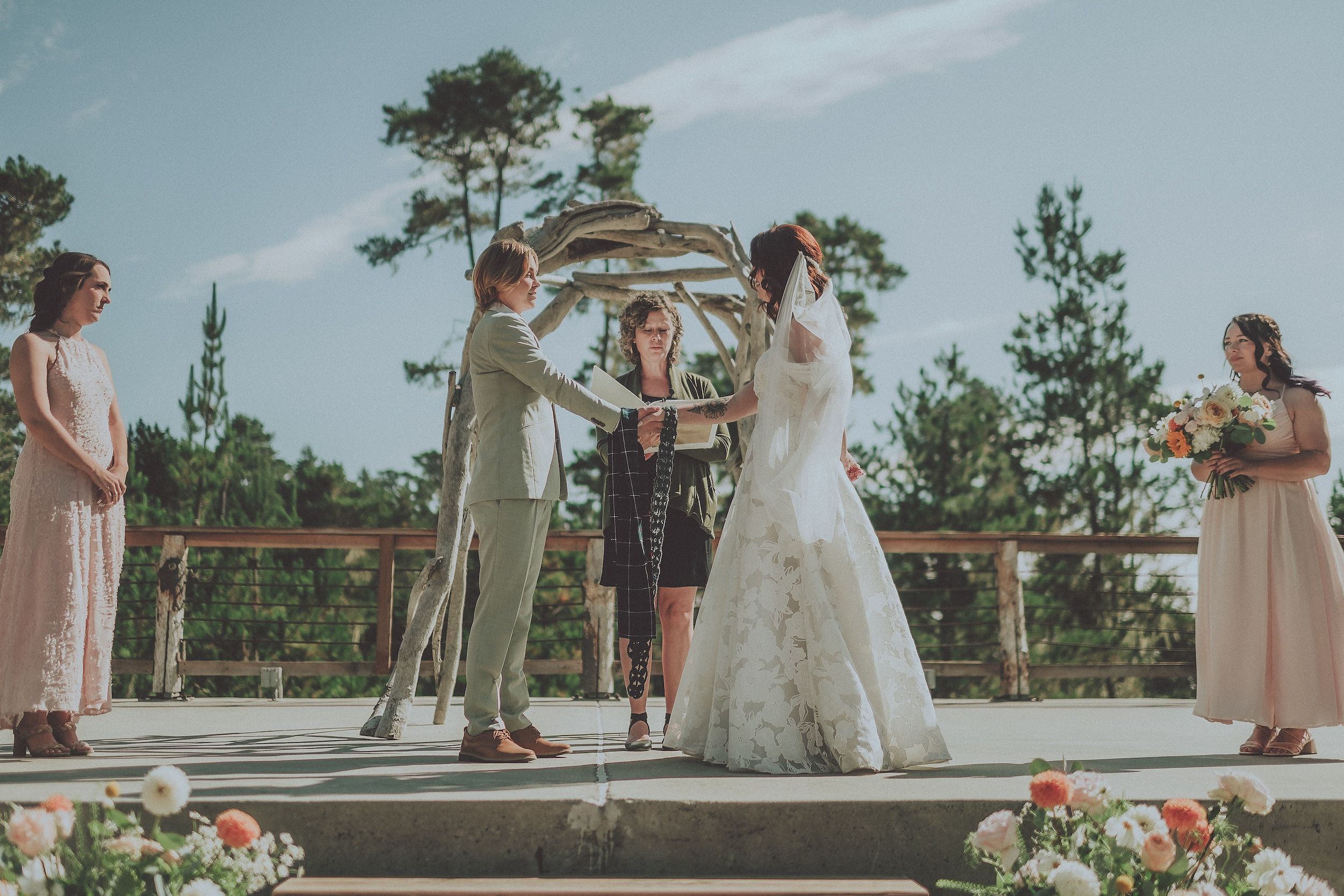 Camp Ocean Pines Outdoor Wedding Ceremony