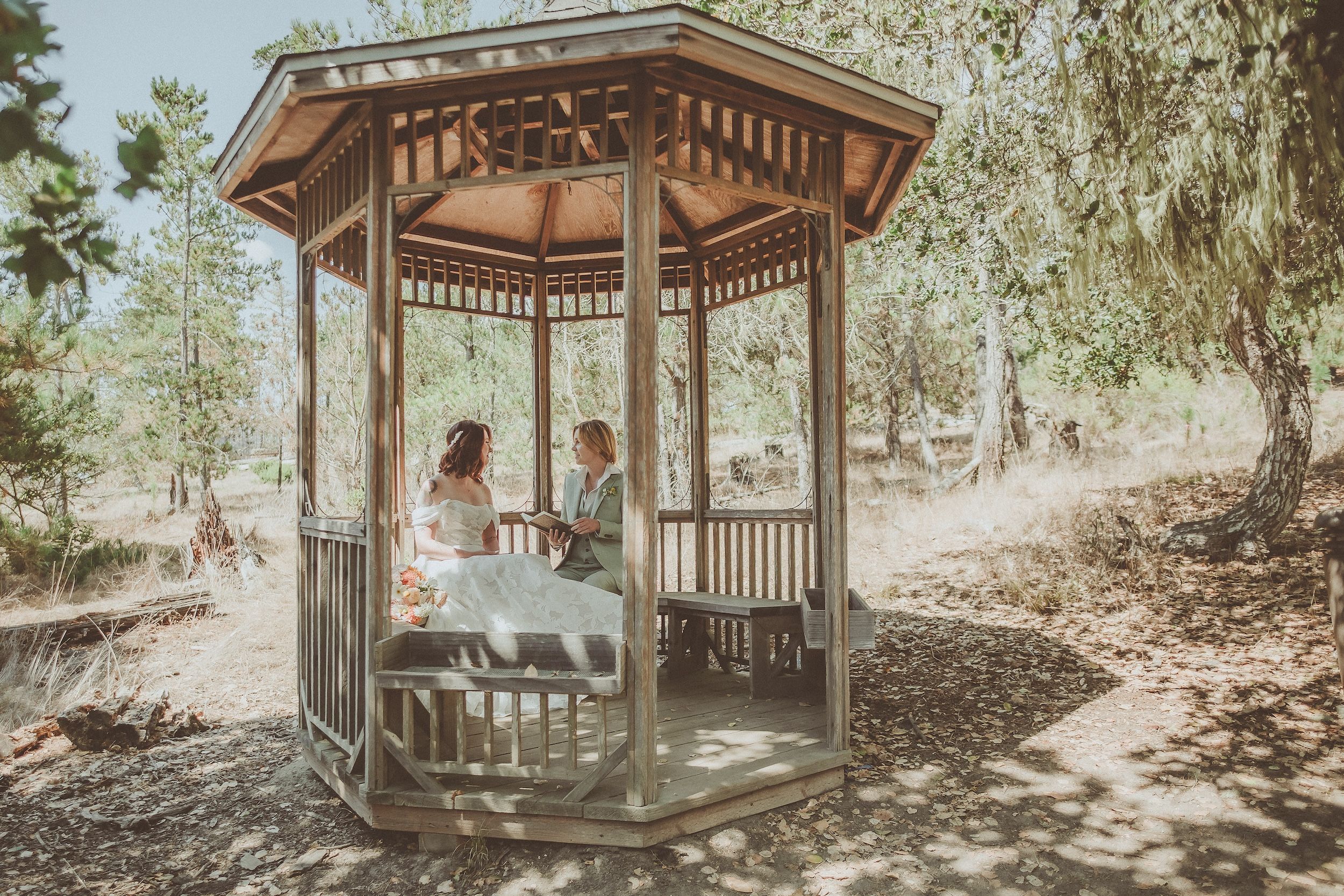 Private Vows at Camp Ocean Pines Wedding