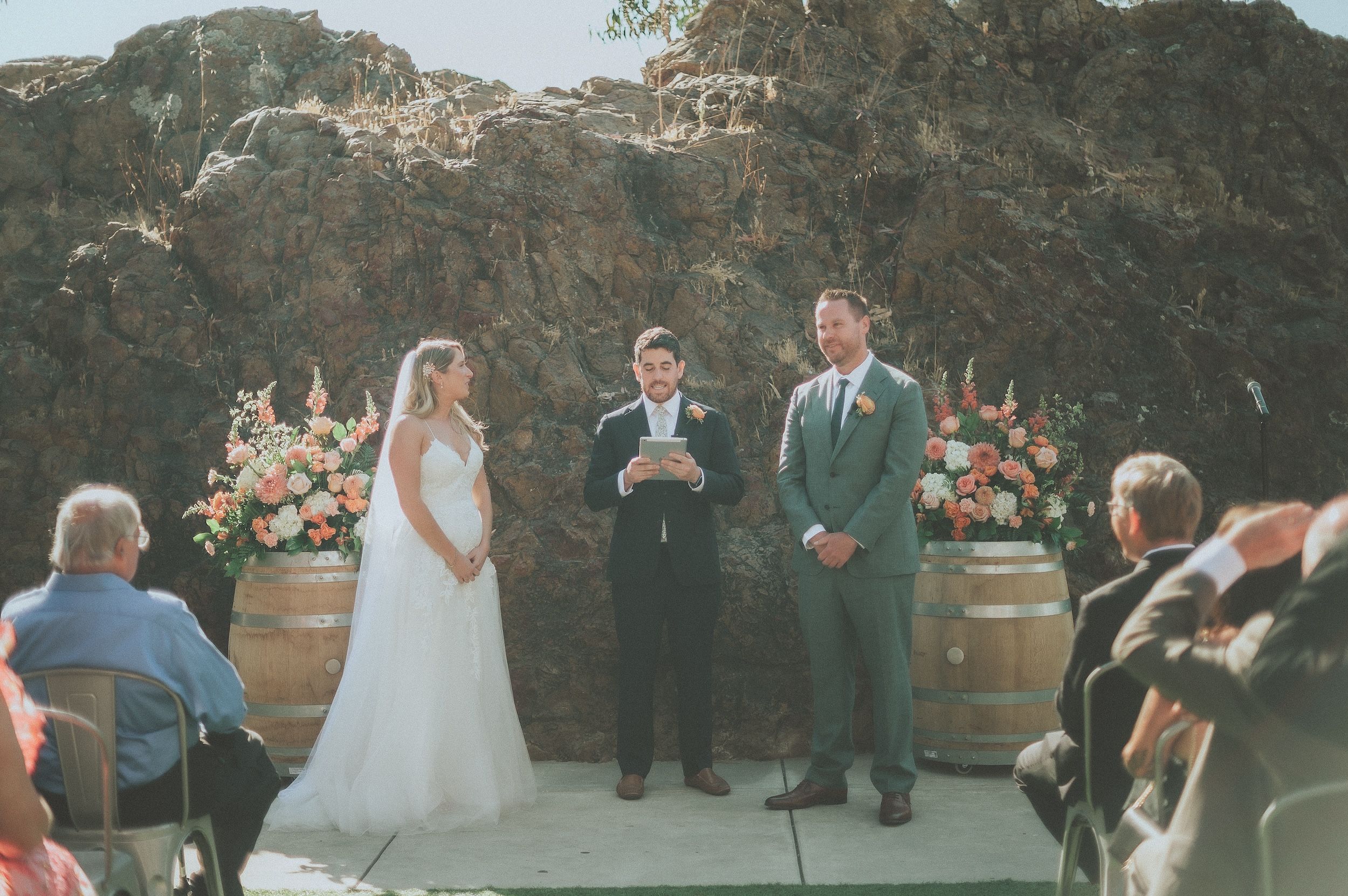 SLO Brew Rock Wedding Ceremony