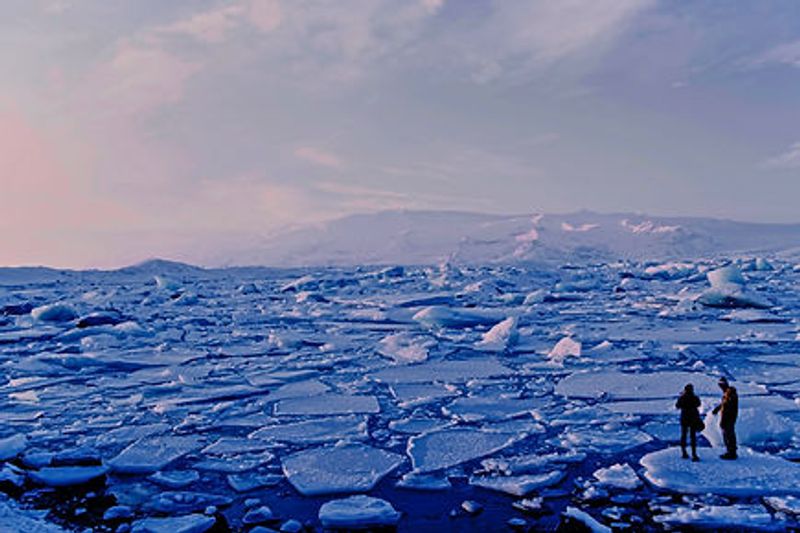 Ice cover and atmospheric aerosols affect the Earth's radiation budget. Photo credit Chris Boutillier on Unsplash.