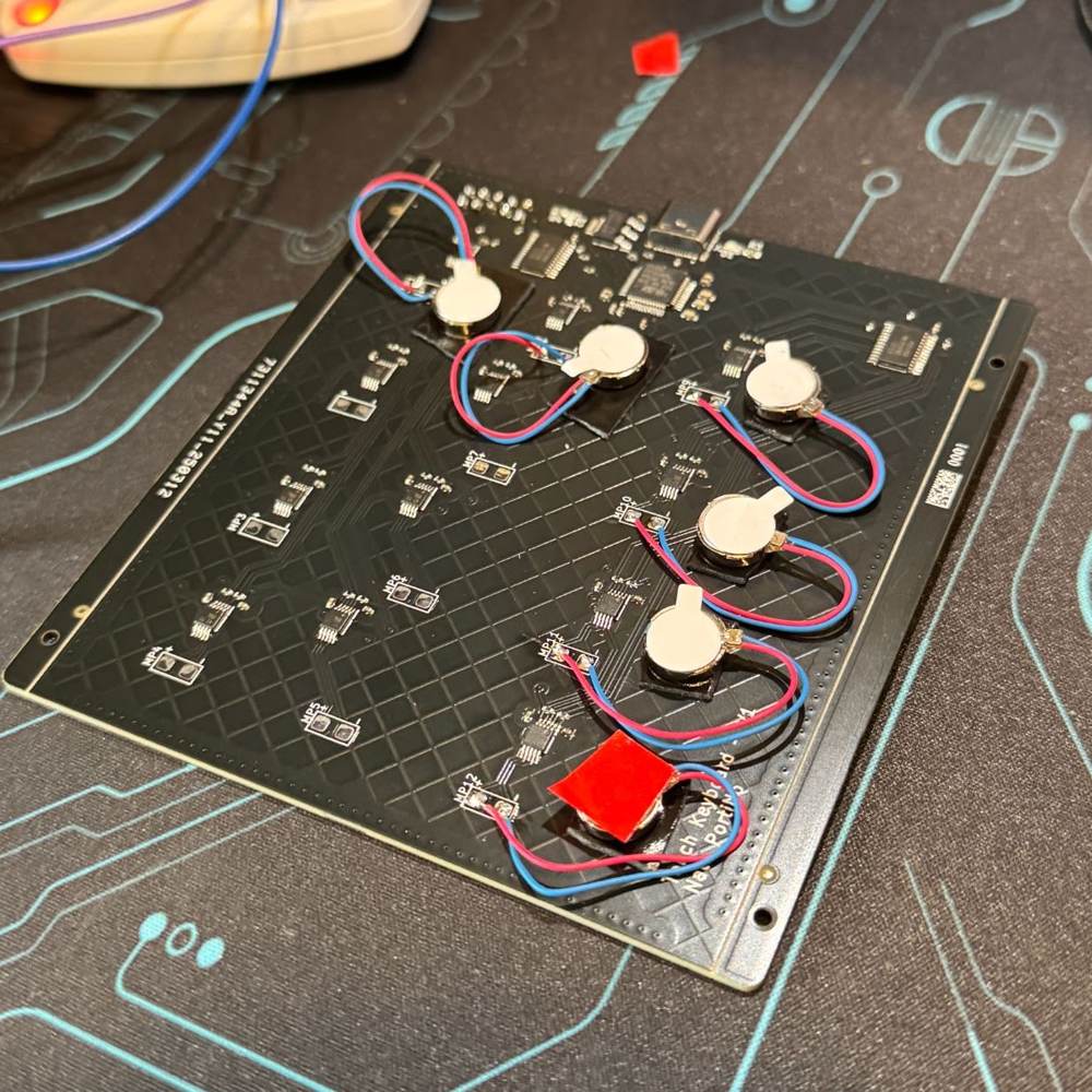 Capacitive-Haptic Keyboard