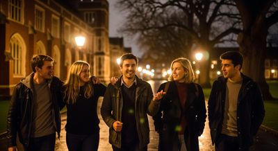 25. Take One Last Walk Through Campus at Night