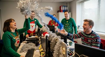 16. A Themed Office Celebration