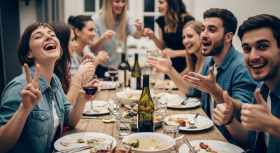 7. Host a Dinner Party With Actual Tableware