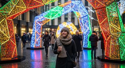 Oxford Street A Grand Avenue In Full Winter Dress