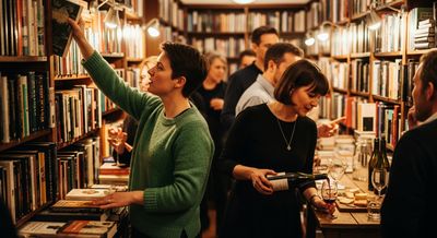 15. A Library Or Bookshop Evening