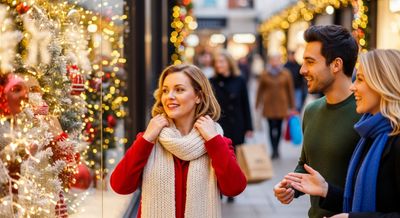 The Victorian Christmas Market On Broad Street