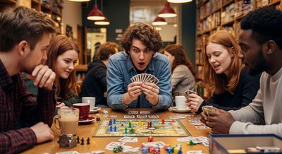 A Board Game Café Night With Serious Overtones
