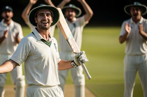When Beginner's Luck Happens in Cricket