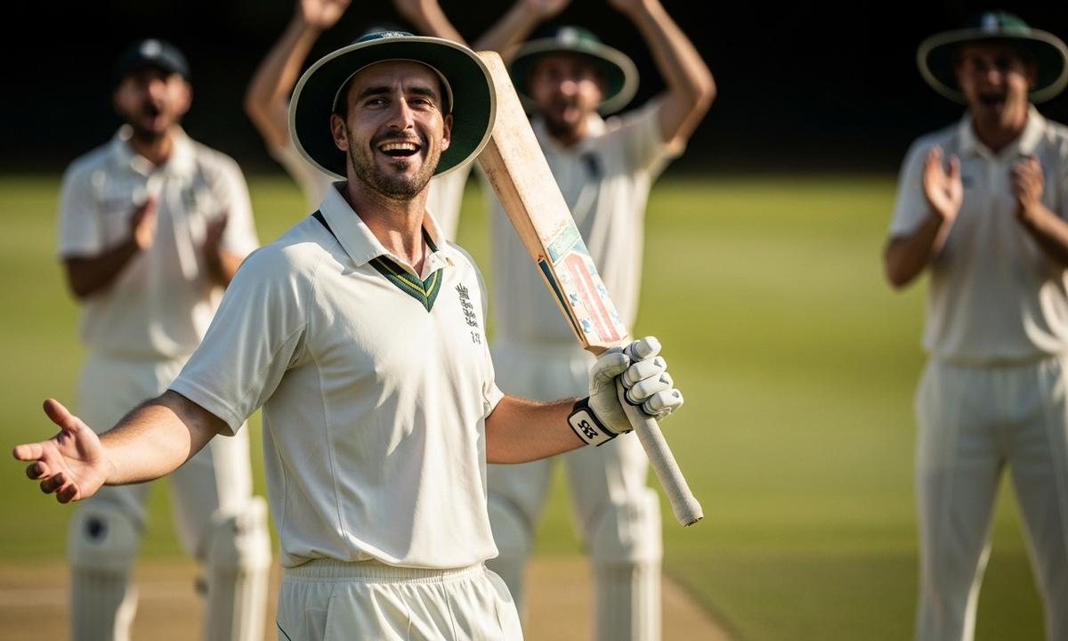 When Beginner's Luck Happens in Cricket