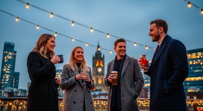 4. A Winter Rooftop Gathering