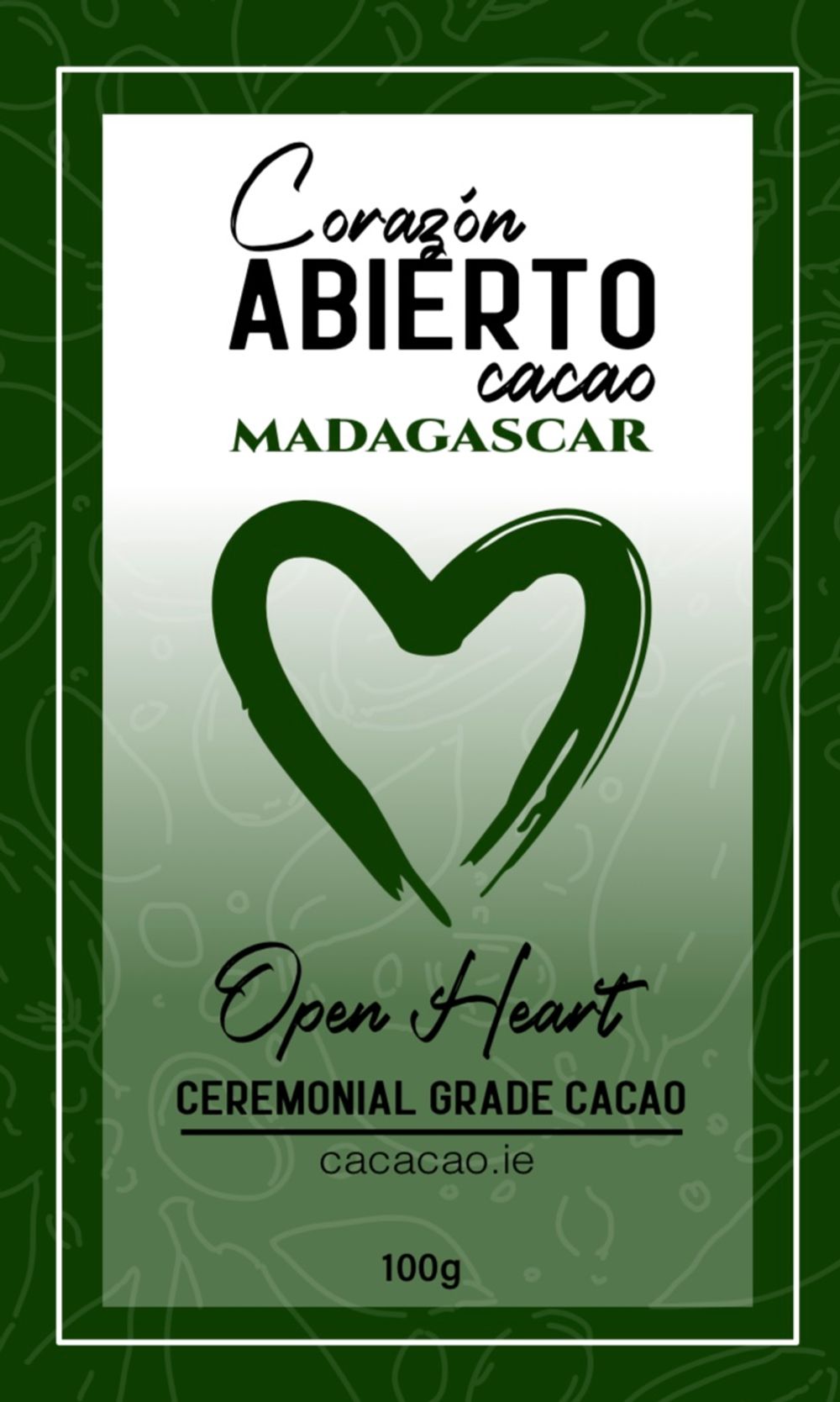 Ceremonial Grade Cacao 100g Madagasgar