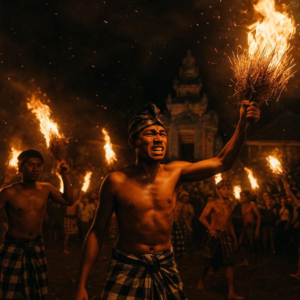 Perang Api (Fire War): A Fiery Tradition Ignites Bali 