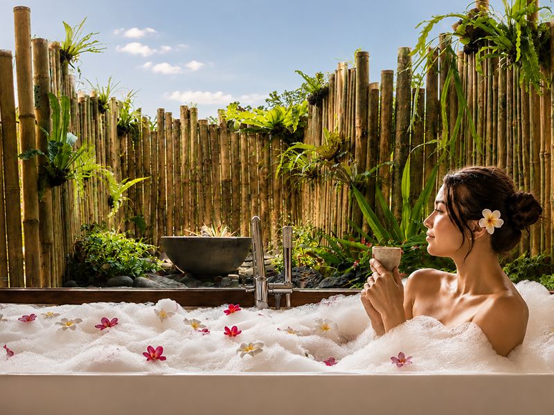Flower Bath at Chaya Spa Ubud