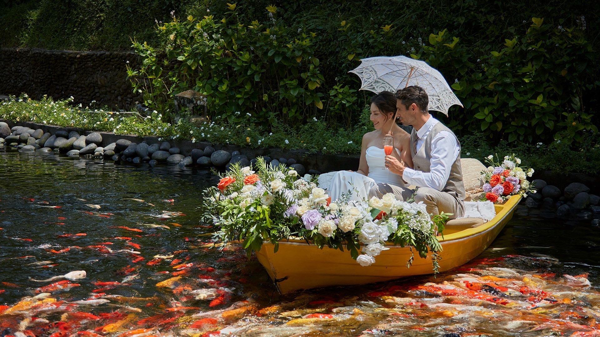 The Original Koi Boat Experience