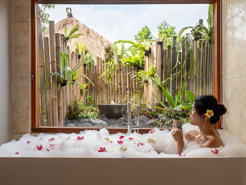 Flower Bath at Chaya Spa Ubud