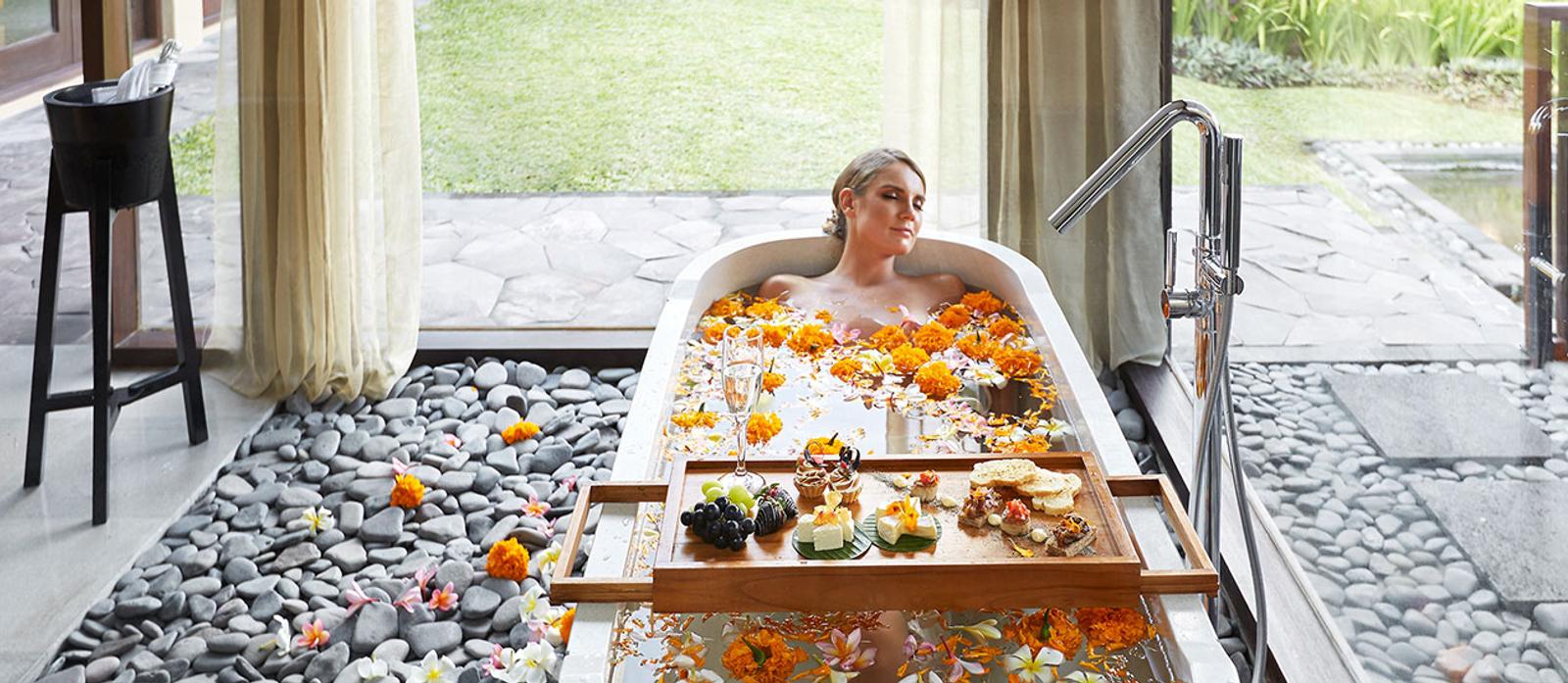 Romantic Flower Bath