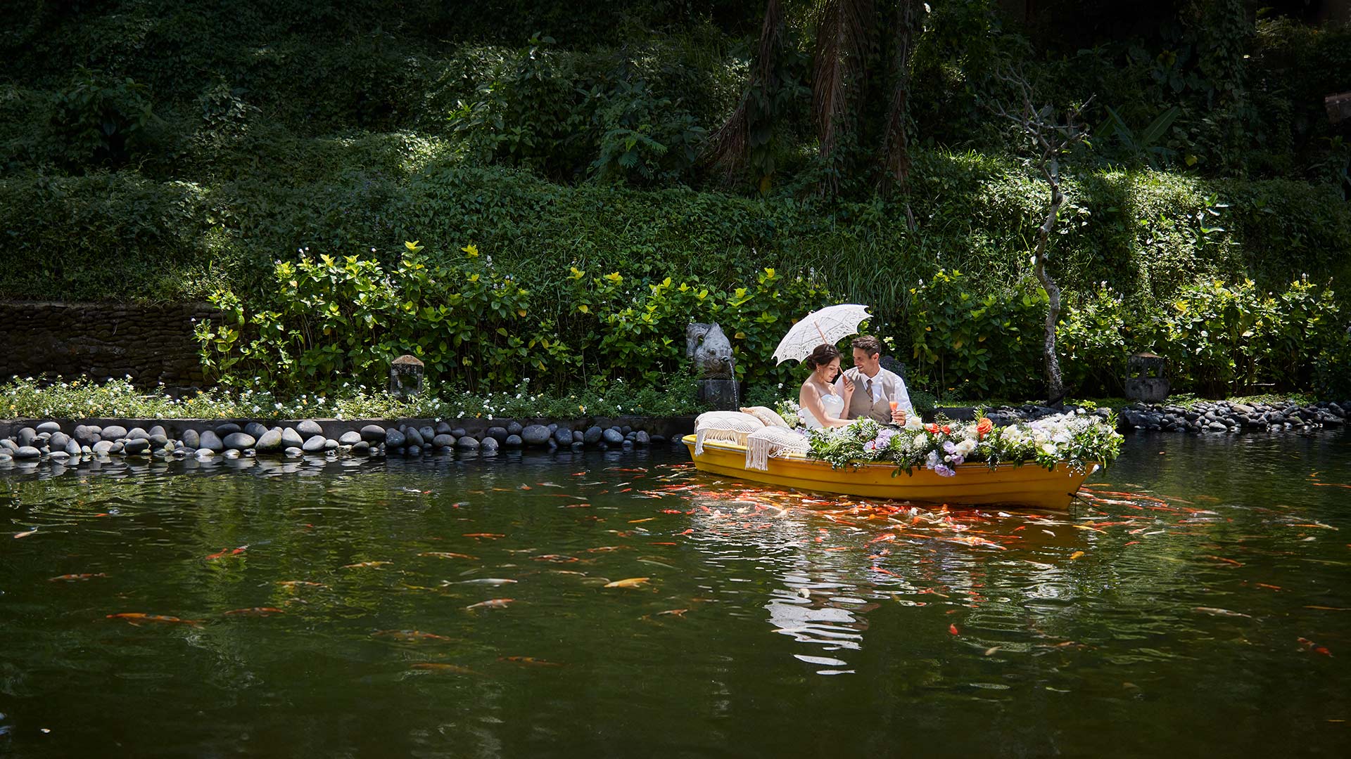 Float Into Forever: Bali's Unique Pre-wedding Photos