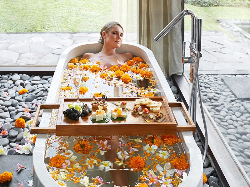 Romantic Flower Bath Ubud