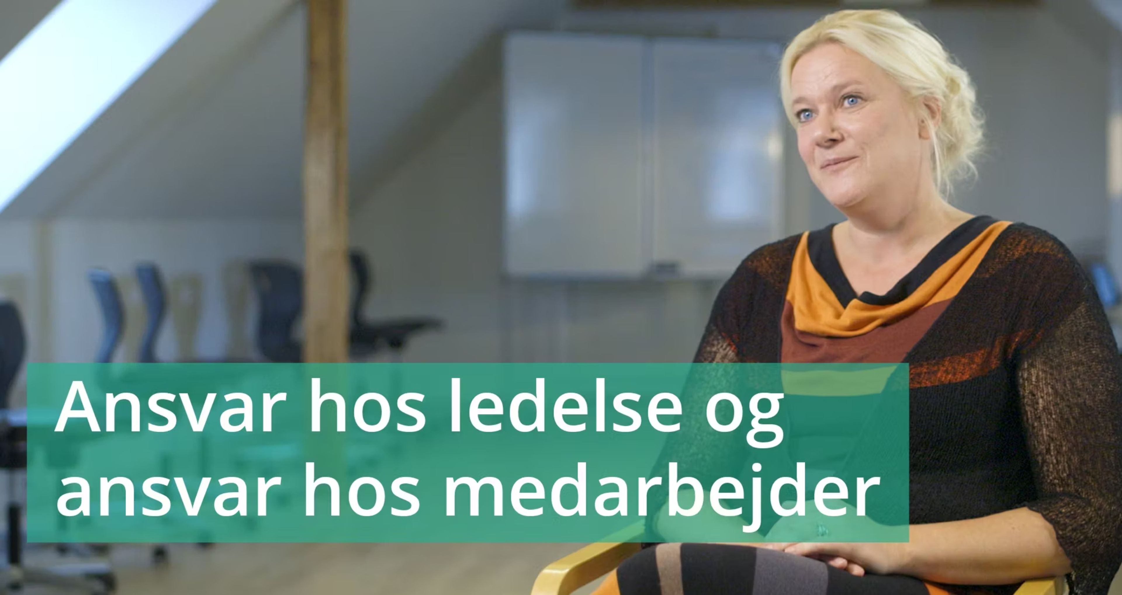  VIDEO 6: Ansvar hos ledelse og ansvar hos medarbejdere