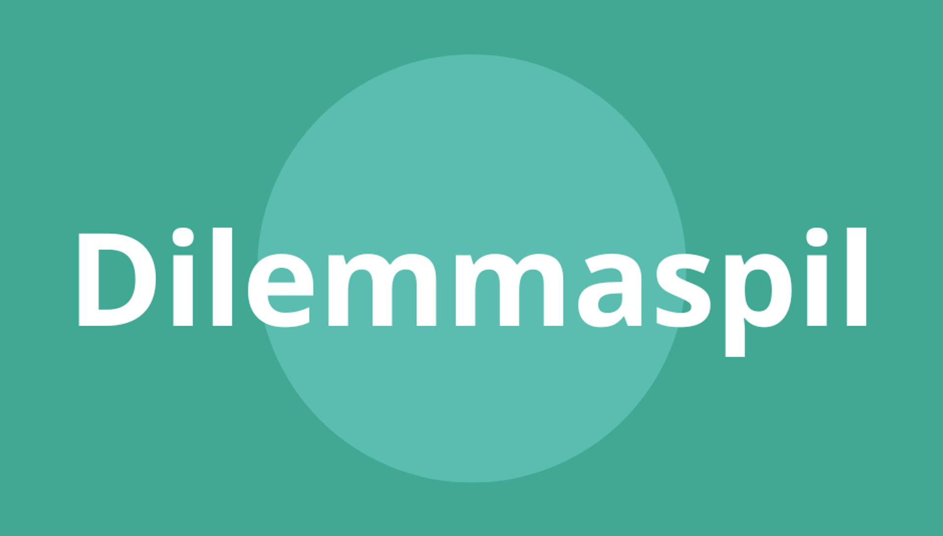 Dilemmaspil
