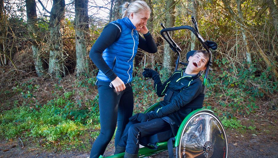 Løbeturene har skabt et venskab mellem Aksel og Kamilla