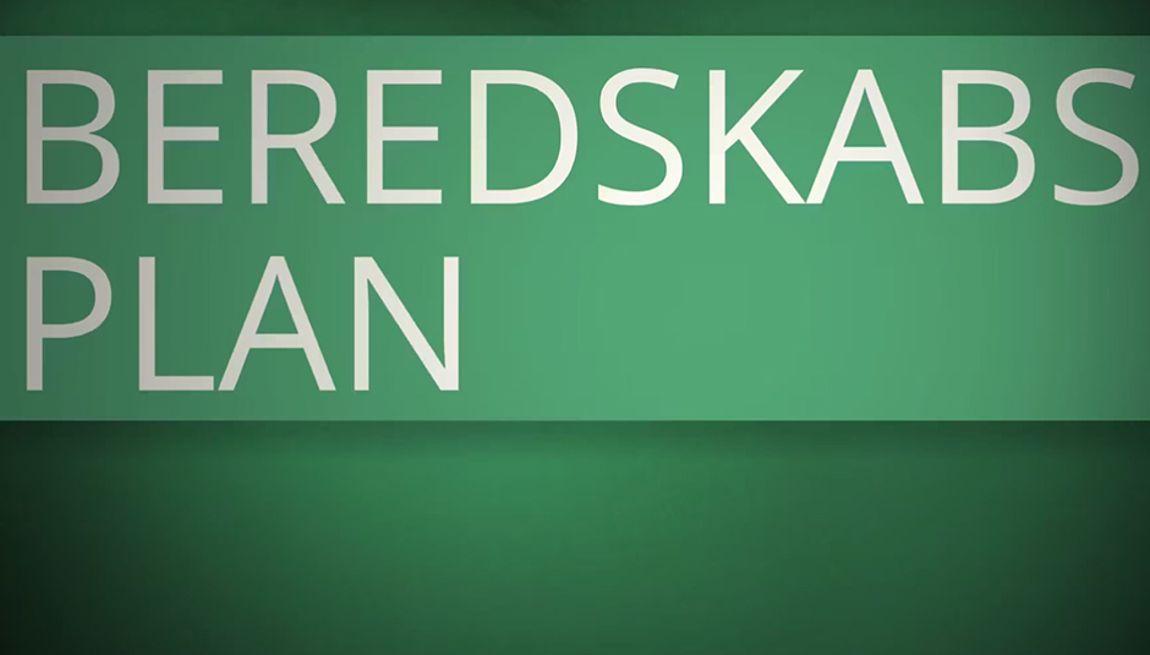 Beredskabsplaner